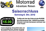 Saisonschlussfahrt 06.10.12